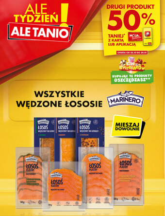 Biedronka Marinero Wszystkie Wędzone Łososie oferta