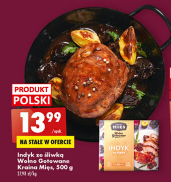 Biedronka Kraina Mięs Indyk ze śliwką Wolno Gotowane 500g oferta