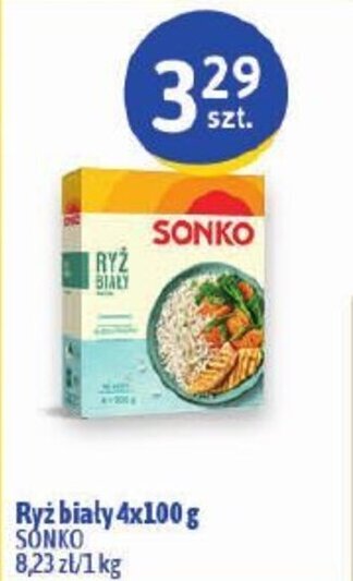 Euro Sklep Sonko ryż biały 4x100g oferta
