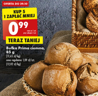Biedronka Bułka Prima ciemna 85g oferta