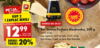 Biedronka Biedronka Ser Grana Padano 200g oferta
