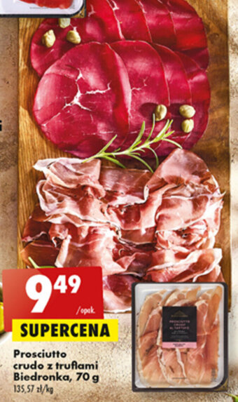 Biedronka Biedronka Prosciutto crudo z truflami 70g oferta