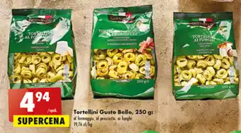 Biedronka Gusto Bello 250 g Tortellini al formaggio, prosciutto. funghi oferta