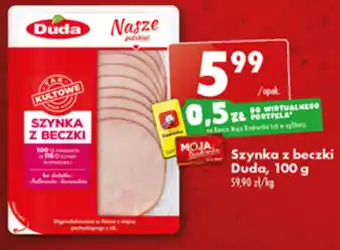 Biedronka Duda szynka z beczki 100 g oferta