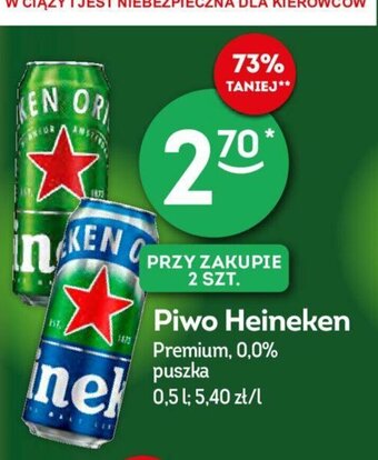 Żabka Piwo Heineken 500ml oferta