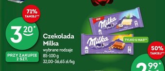 Żabka Czekolada Milka 85-100g oferta