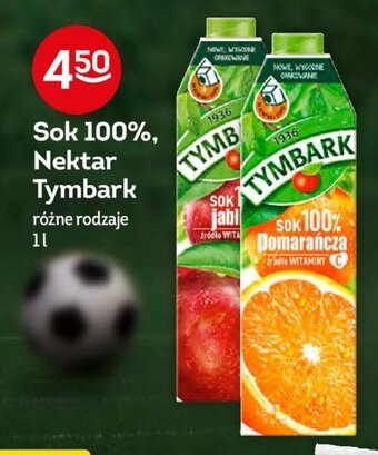 Żabka Sok 100% Nektar Tymbark 1l oferta