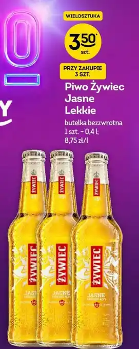 Piwo Żywiec Jasne Lekkie 400ml