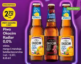 Żabka Piwo Okocim Radle 500ml oferta