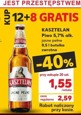Kaufland Piwo Kasztelan 500ml oferta
