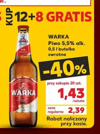 Kaufland Piwo Warka Classic 500ml oferta