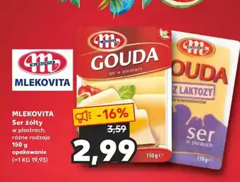 Kaufland Ser żółty 150g Mlekovita oferta