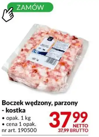 Makro Boczek wędzony, parzony - kostka opakowanie 1 kg, numer artykułu 190500 oferta