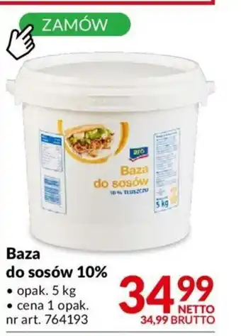 Makro Baza do sosów 10% opakowanie 5 kg, numer artykułu 764193 oferta