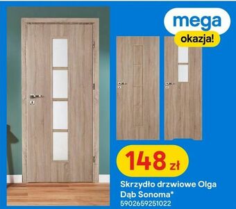 Castorama Skrzydło drzwiowe Olga Dąb Sonoma oferta