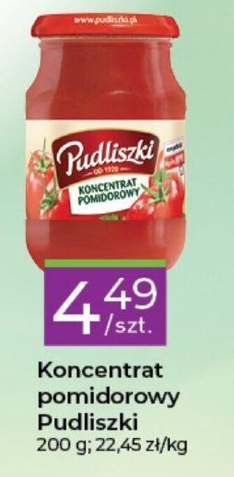 Stokrotka Pudliszki koncentrat pomidorowy 200 g oferta
