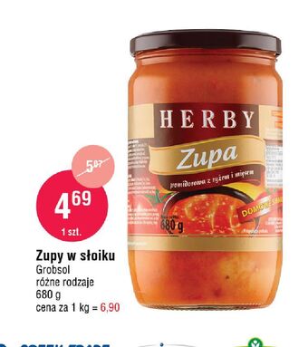 E.Leclerc Zupa pomidorowa z ryżem i mięsem herby oferta