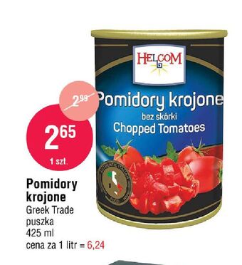 E.Leclerc Pomidory krojone bez skórki helcom oferta