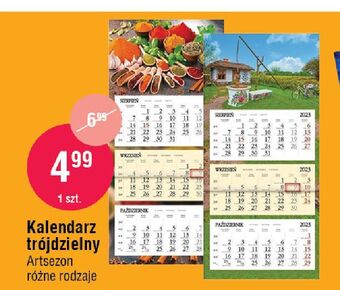E.Leclerc Kalendarz trójdzielny artsezon oferta