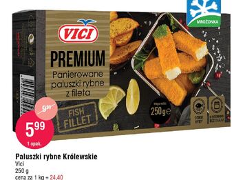 E.Leclerc Paluszki rybne panierowane premium vici oferta
