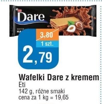 E.Leclerc Wafelek kakaowy z kremem orzechowym eti dare oferta