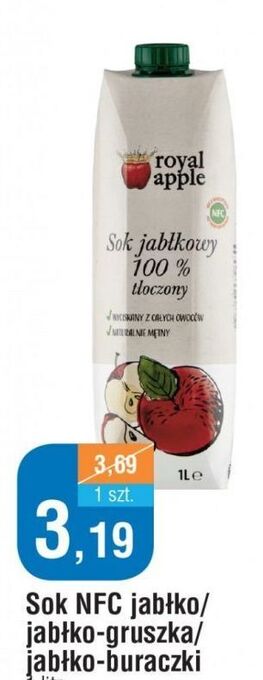 E.Leclerc Sok jabłkowy 100% royal apple oferta