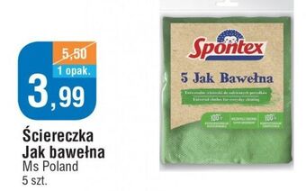 E.Leclerc Ściereczki s jak bawełna spontex oferta