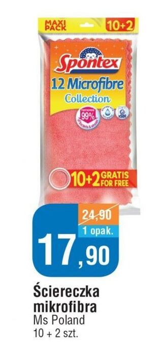 E.Leclerc Ściereczki z mikrofibry spontex oferta