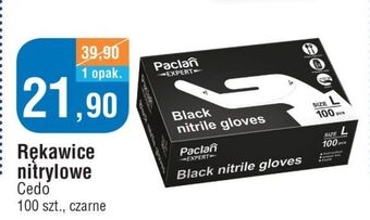 E.Leclerc Rękawiczki nitrylowe czarne l paclan expert oferta