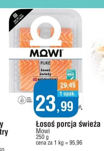 E.Leclerc Łosoś porcje mowi oferta
