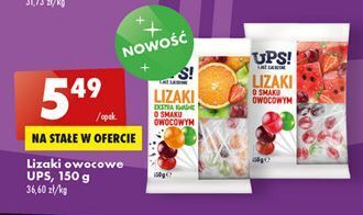 Biedronka Lizaki owocowe ups! oferta