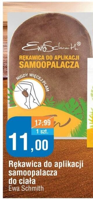 Rękawica do aplikacji samoopalacza ewa schmitt