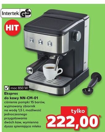 Kaufland Ekspres do kawy nn-cm-01 intertek (elektro) oferta