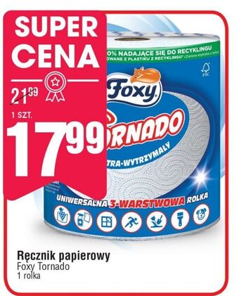 E.Leclerc Ręcznik kuchenny foxy tornado oferta