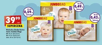 Biedronka Pieluszki dla dzieci maxi dada extra care oferta