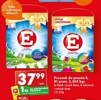 Biedronka Proszek do prania białych i jasnych tkanin e oferta