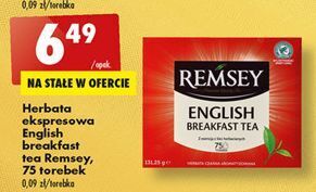 Biedronka Herbata earl grey remsey oferta