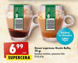 Biedronka Deser o smaku cynamonowego latte gustobello oferta