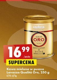 Biedronka Kawa - puszka lavazza qualita oro oferta