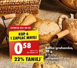 Biedronka Bułka grahamka oferta