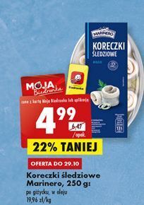 Biedronka Koreczki śledziowe po giżycku marinero oferta