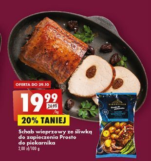 Biedronka Schab wieprzowy ze śliwką biedronka prosto do piekarnika oferta