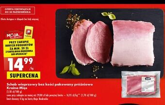Biedronka Schab wieprzowy bez kości kraina mięs oferta