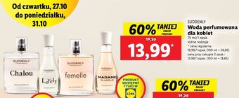 Lidl Woda perfumowana suddenly madame glamour oferta