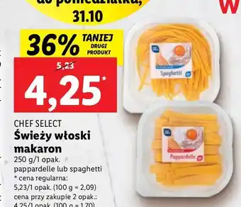 Lidl Makaron spaghetti chef select oferta