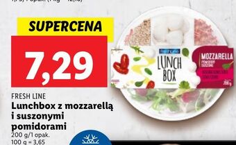 Lidl Lunchbox z mozzarellą i suszonymi pomidorami freshline oferta