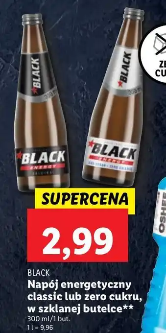 Lidl Napój energetyczny classic black energy oferta