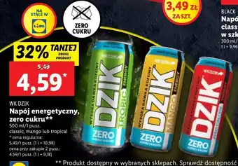 Lidl Napój energetyczny tropic wk dzik oferta