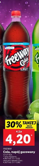 Lidl Cola freeway oferta