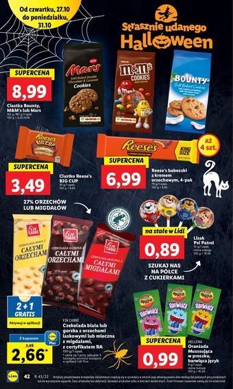 Lidl Ciastka bounty oferta
